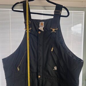 Carhartt Loose Fit Bibs Insulated R33 Vintage 44 waist 30 length